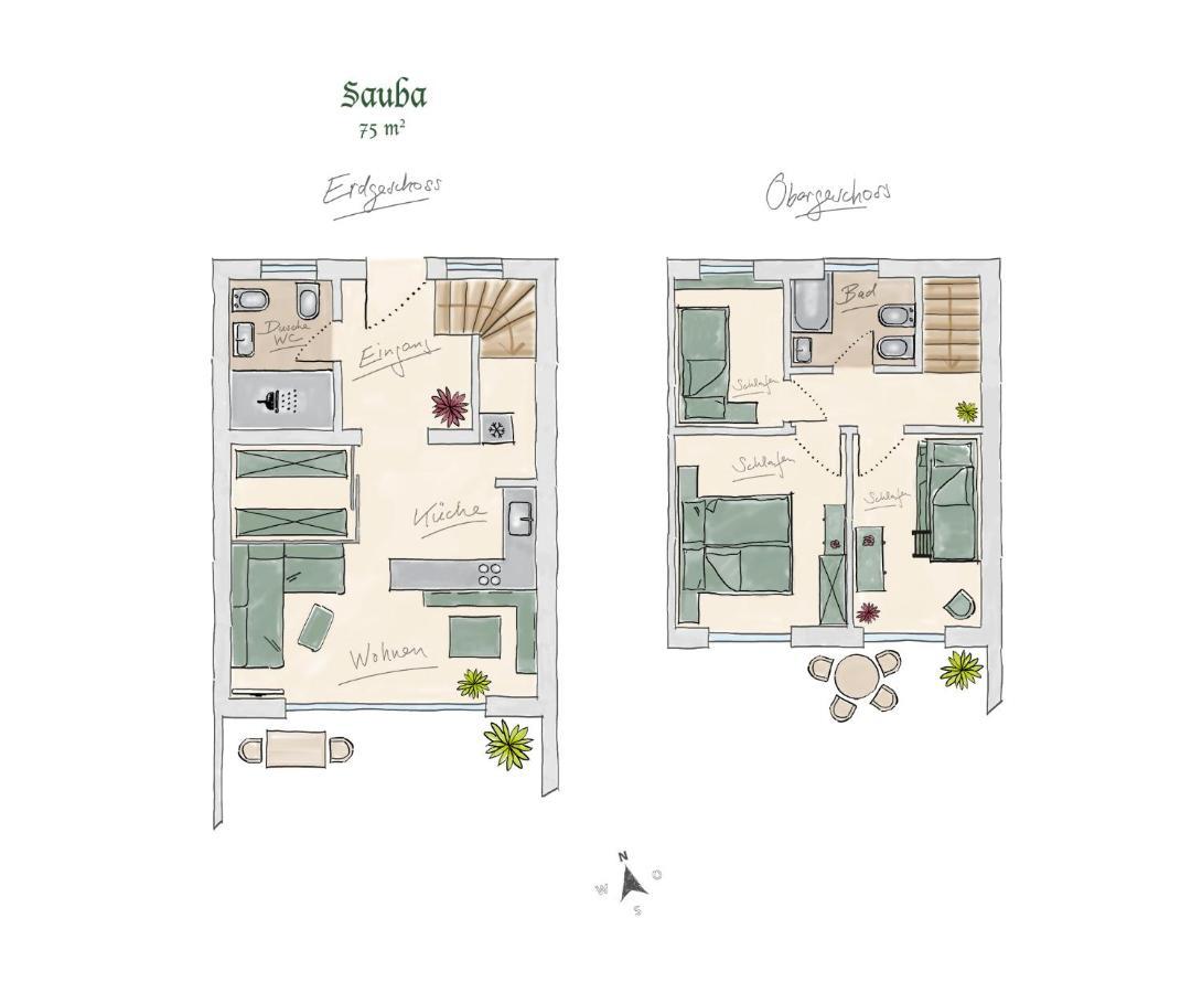 Ferienwohnungen "Zur Wally", Apartment Sauba Garmisch-Partenkirchen Zewnętrze zdjęcie